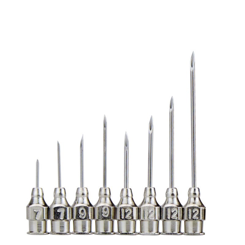 10pcs High Quality  Animal Use Stainless Steel Tips Syringe Needle Easy To Use