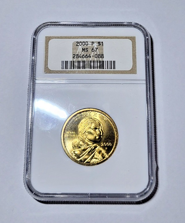 2000 P Sacagawea Dollar $1 NGC MS67 #G