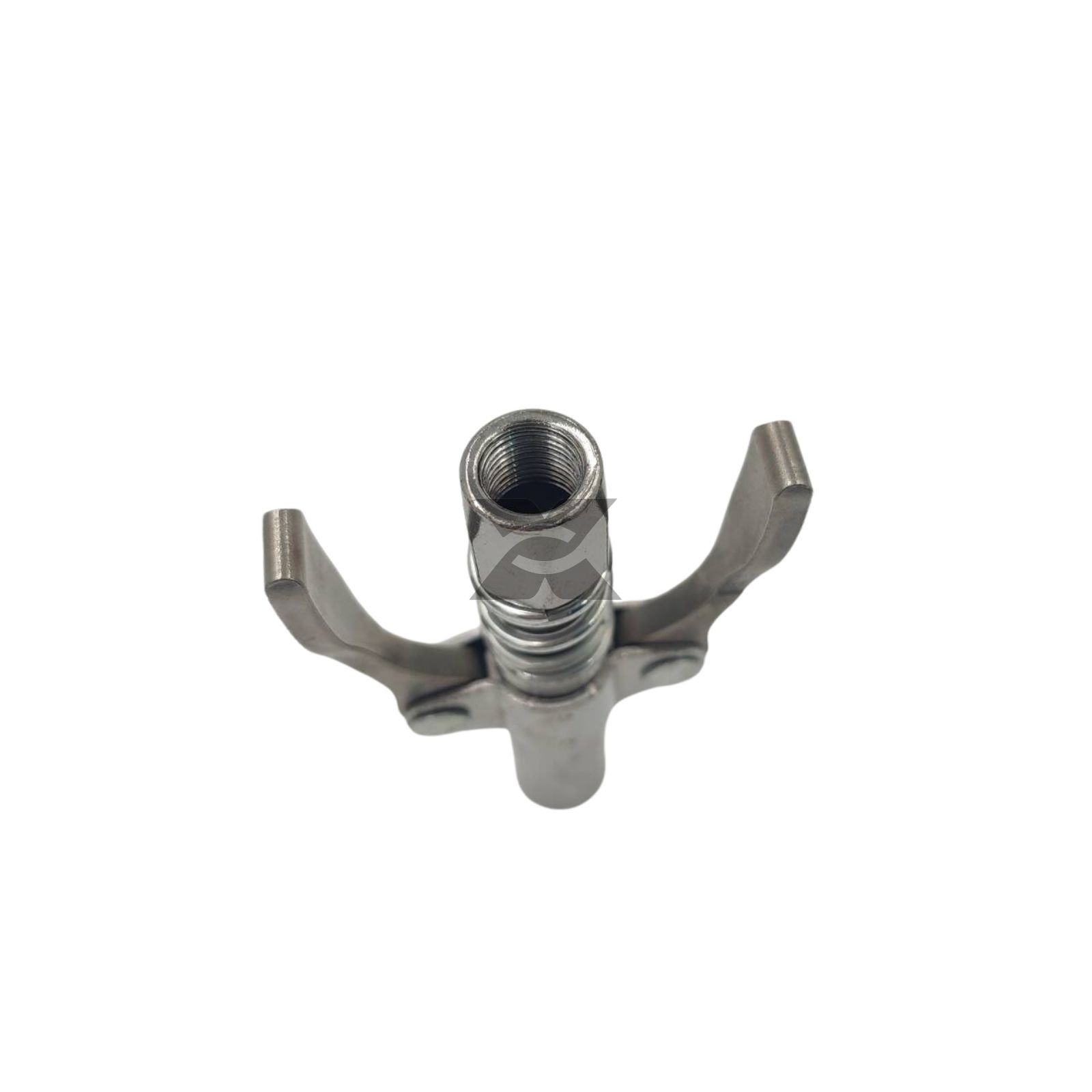 2Pc Quick Release Lock Oil Nozzle Grease Coupler Double Handle High Pressure