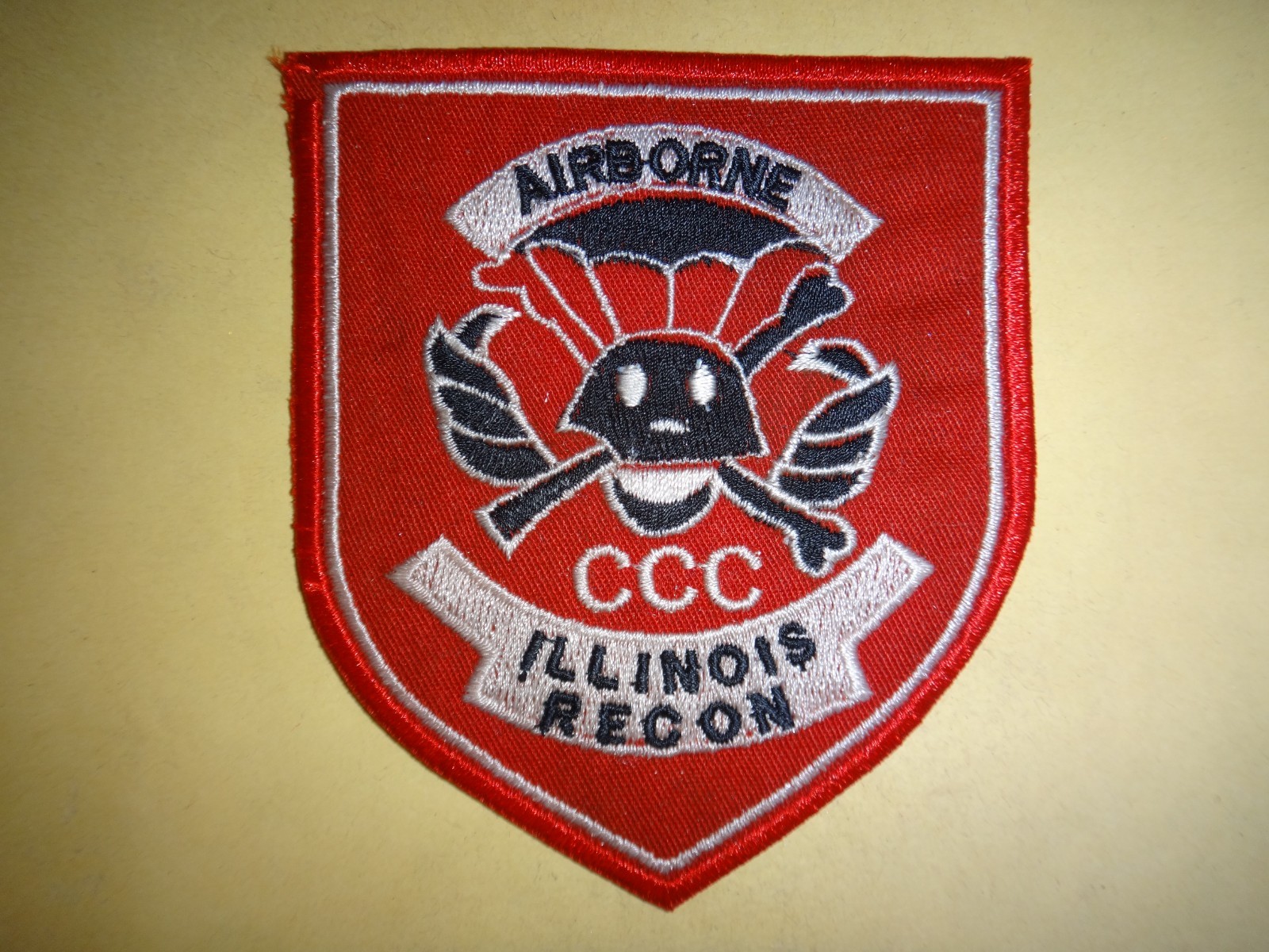 Vietnam War US 5th SFG MACV-SOG AIRBORNE CCC RT ILLINOIS RECON Patch