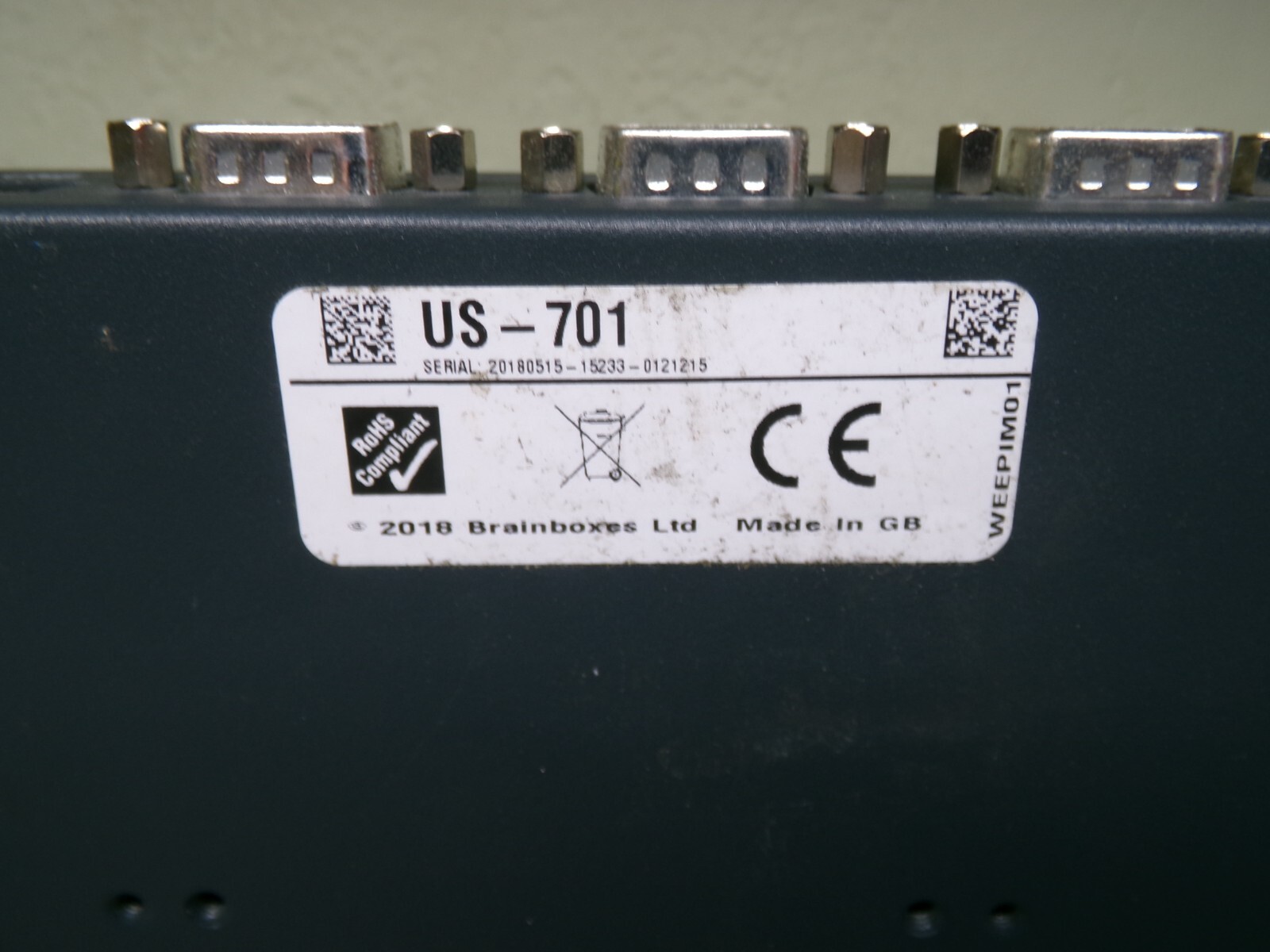 BRAINBOX US-701 4XRS232 USB TO SERIAL SERVER