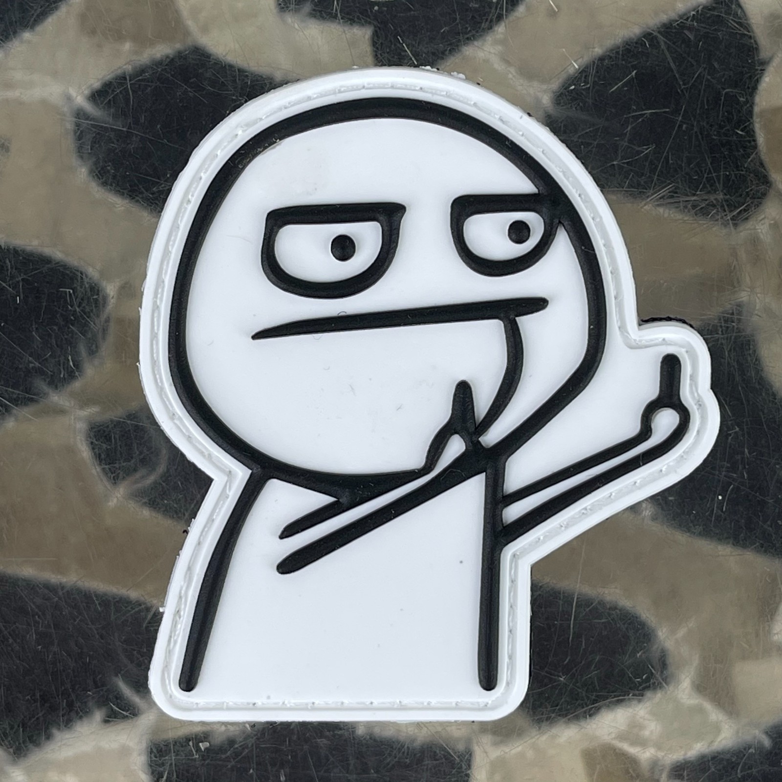NEW Patch Fiend Morale Patch - Middle Finger