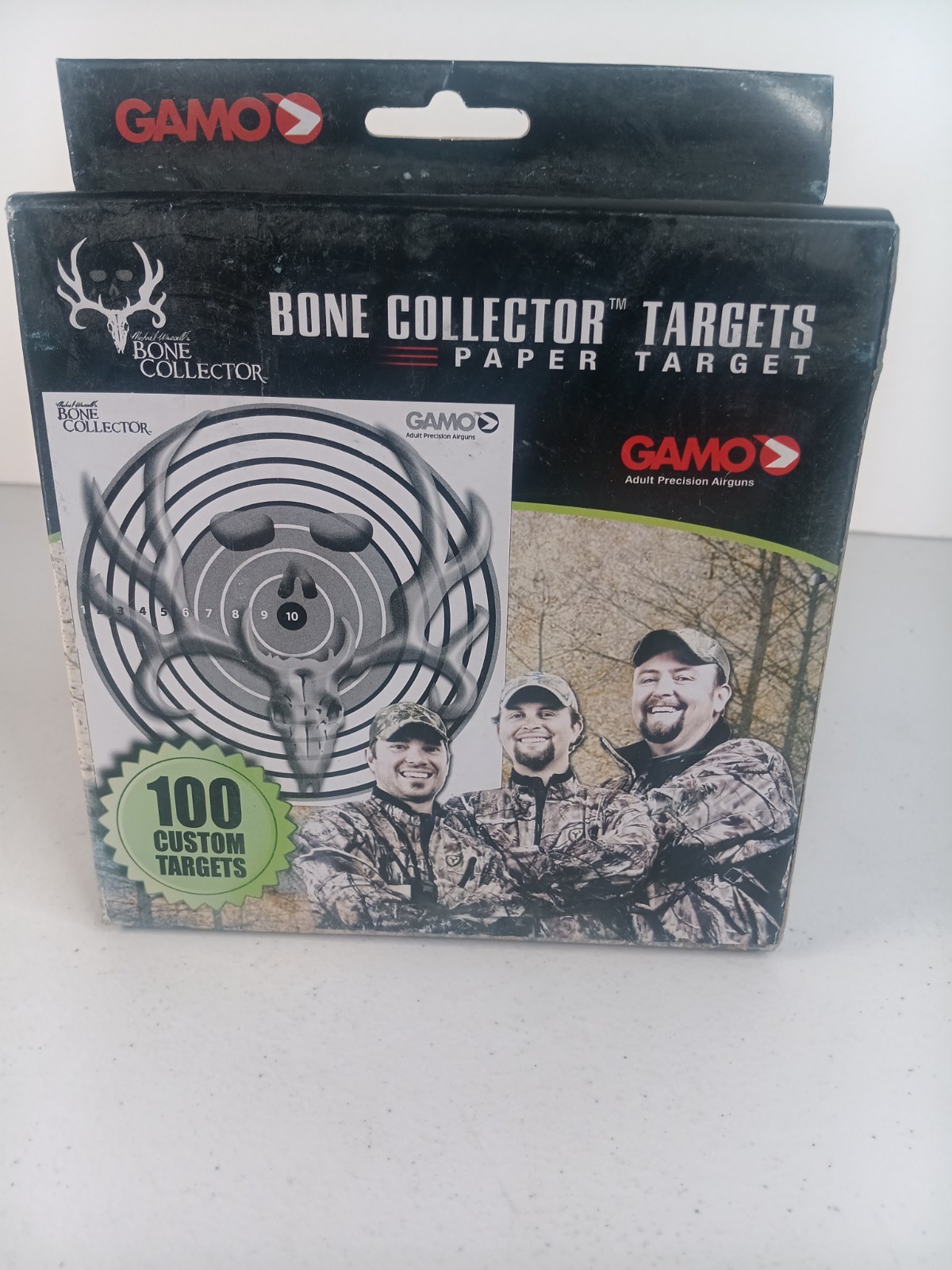 Gamo Paper Targets (100 pack) One Size Bone Collector New