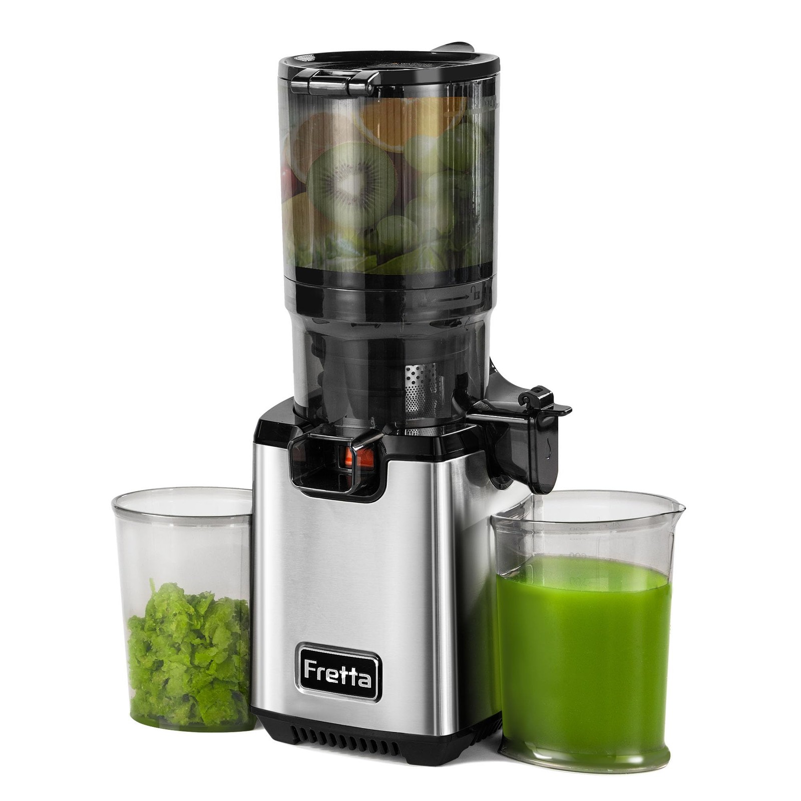 Fretta Cold Press Juicer, Juicer Machines for Vegetable and Fruits, Masticati...
