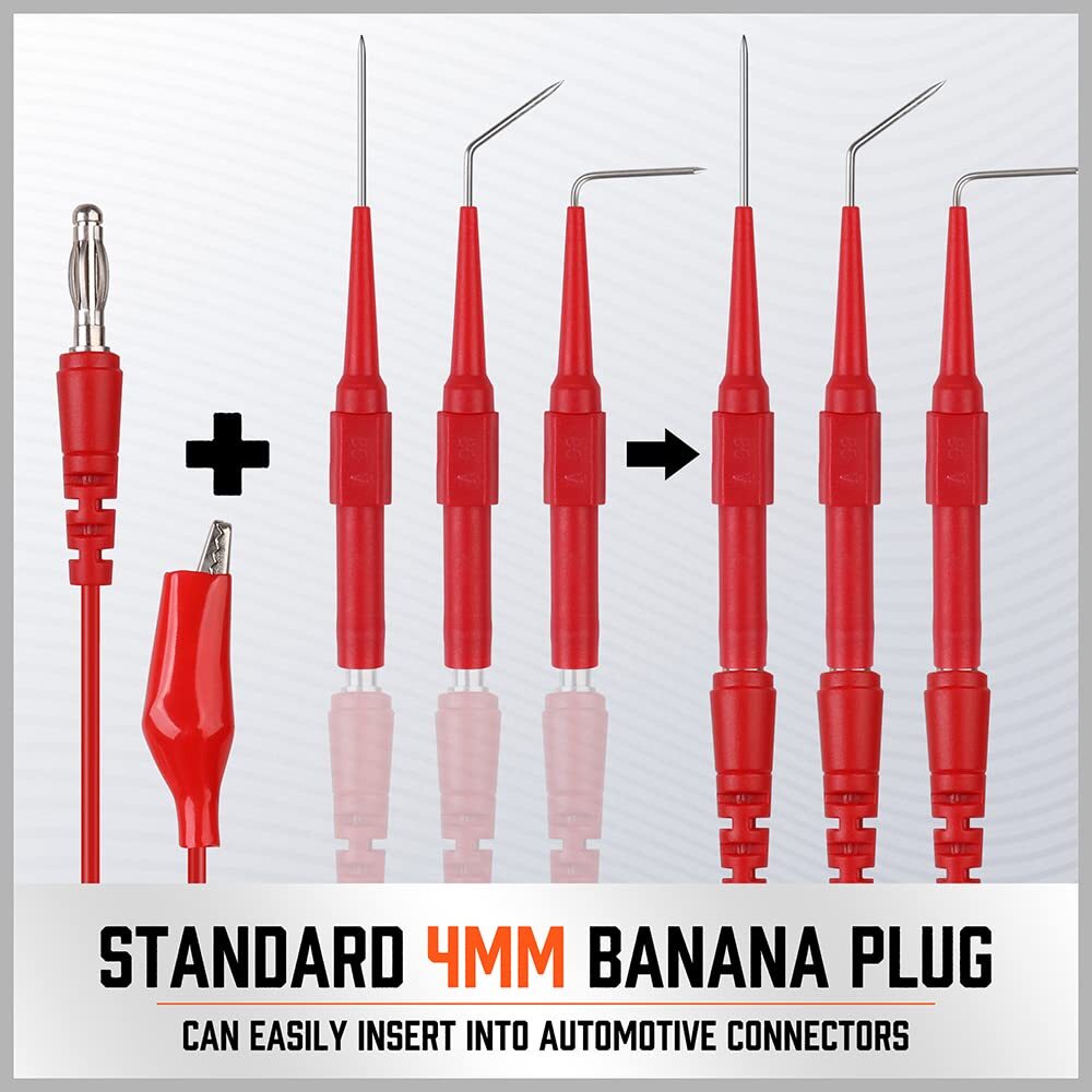 22PCS Back Probe Kit Back Probe Pin Kit