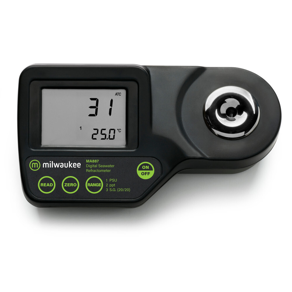 Milwaukee MA887 Digital Salinity Refractometer,