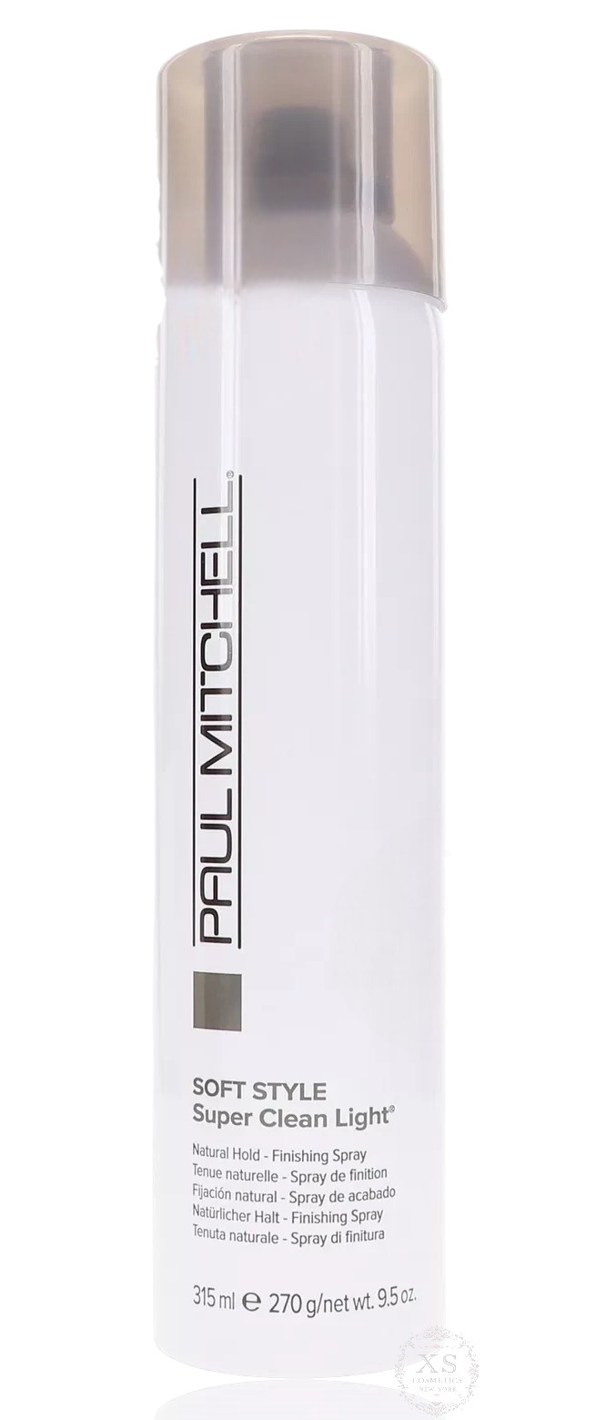 Paul Mitchell Soft Style Super Clean Light Natural Hold Finishing Spray 9.5oz NE