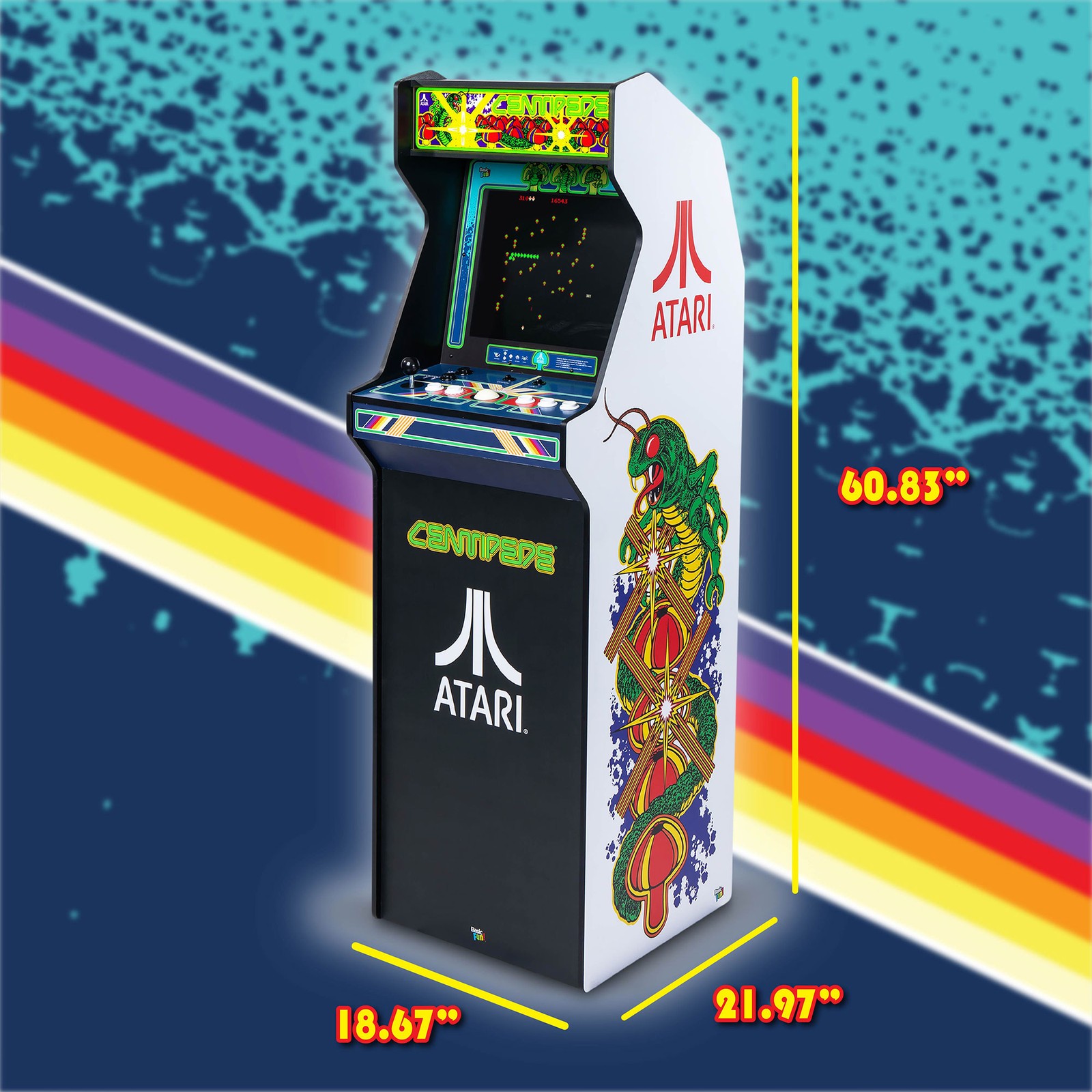 Arcade Classics Atari Ultra Series Arcade Game Cabinet with 17" Screen