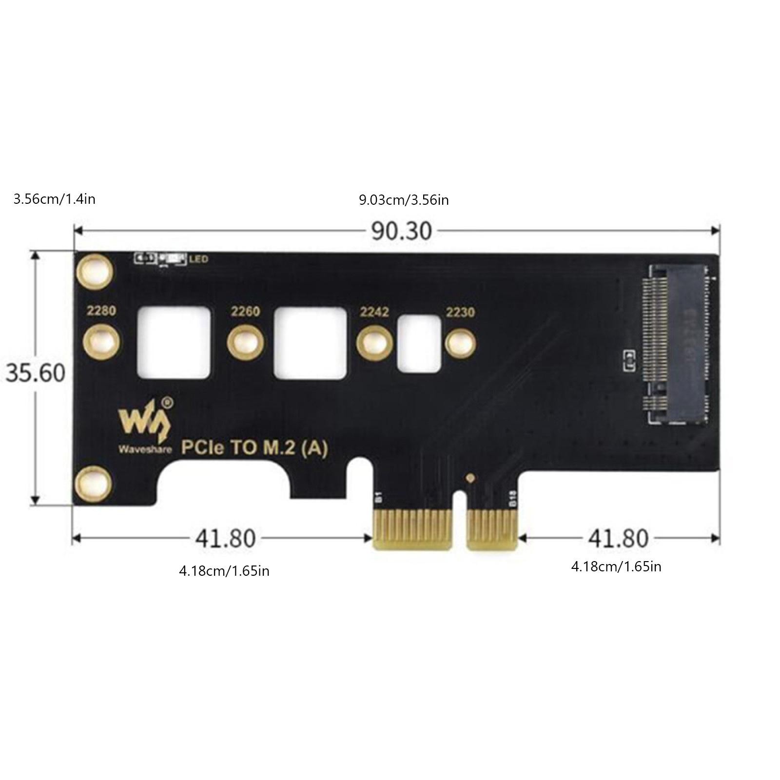 CM4 PCIe to M.2 Adapter Card Hard Drive For for Raspberry Pi Compute Module 4