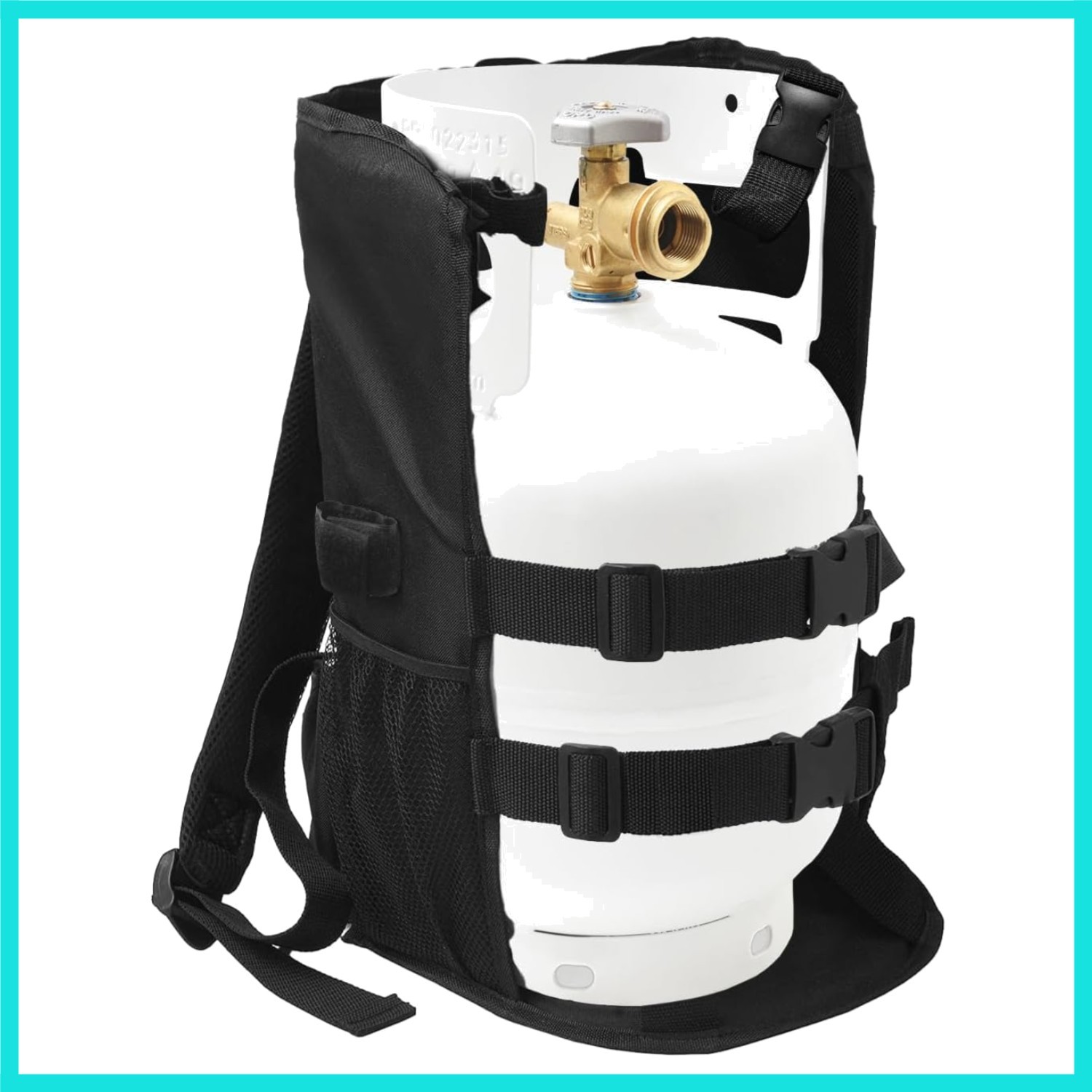 Propane Tank Backpack Carrier for 5lb or 0lb Cylinder and Weed Torch