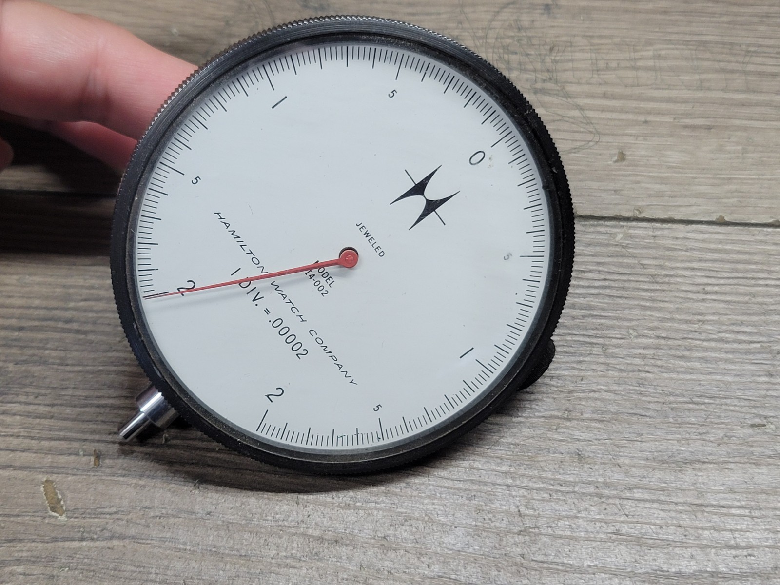 HAMILTON WATCH COMPANY #I4002 DIAL INDICATOR X .00002"