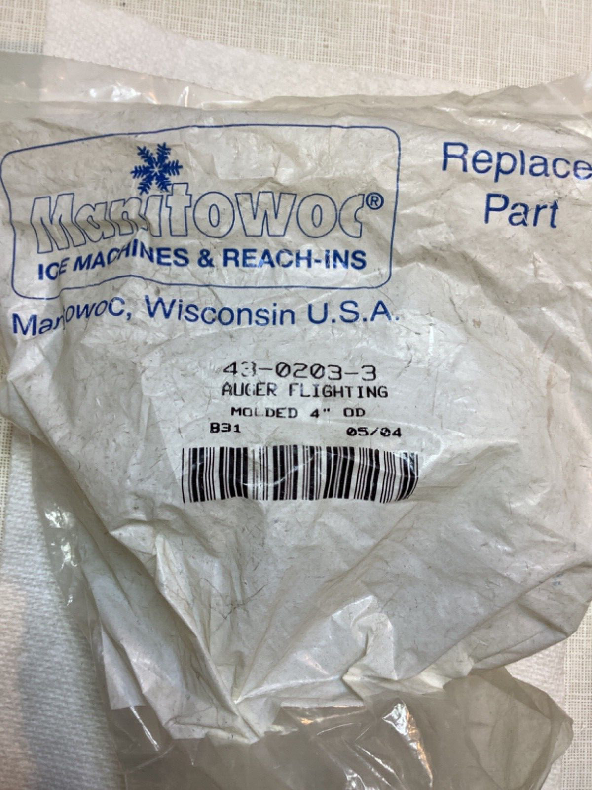 Manitowoc Auger Flighting 43-0203-3