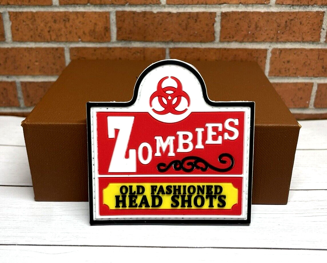 Tactical PVC Patch - Morale Zombie Patch - Zombies Gun Biohazard Patch
