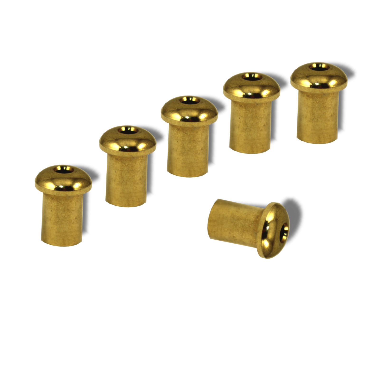 Ferrule String Top of Body 5mm Gold Set of 6 Bitterroot 081135GD