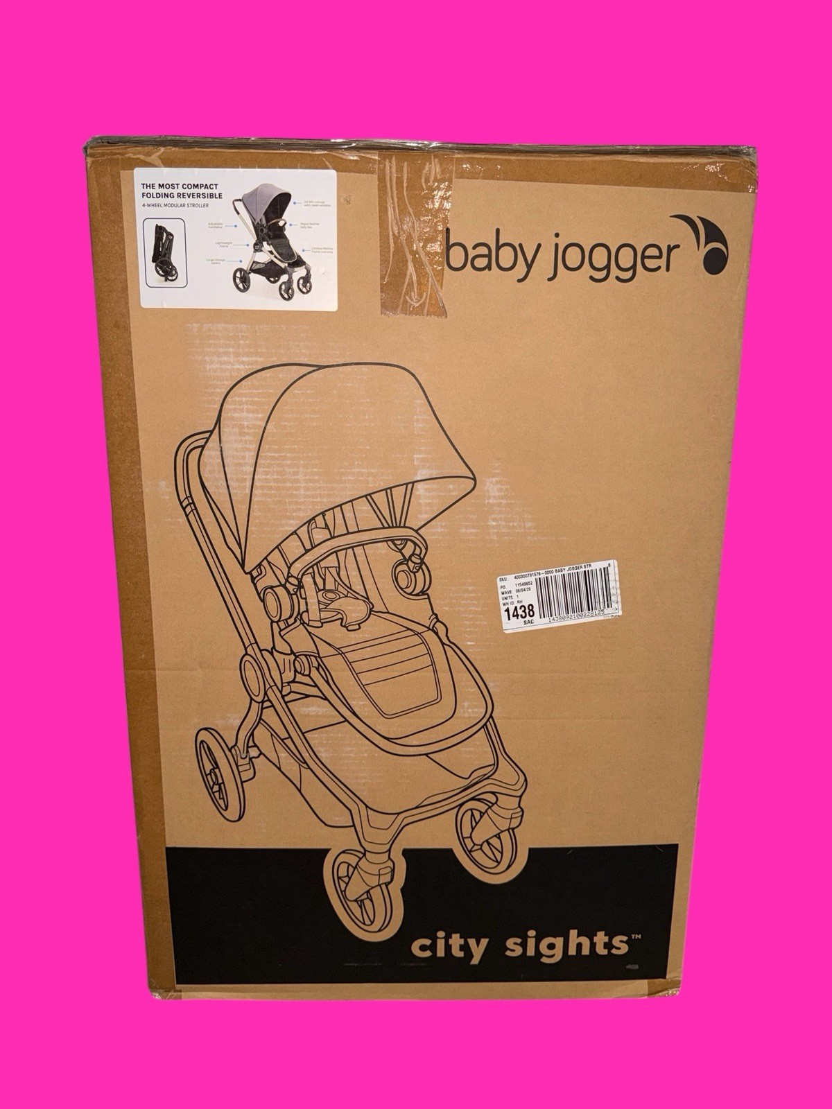Baby Jogger City Sights Stroller Dark Slate NEW IN BOX