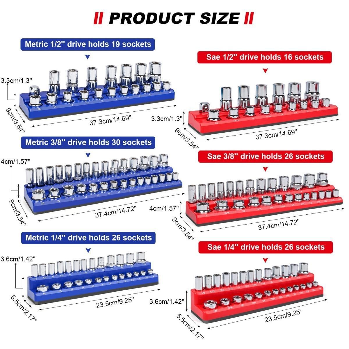 6Pcs Socket Organizers Accessories Practical High Performance Easy to Use