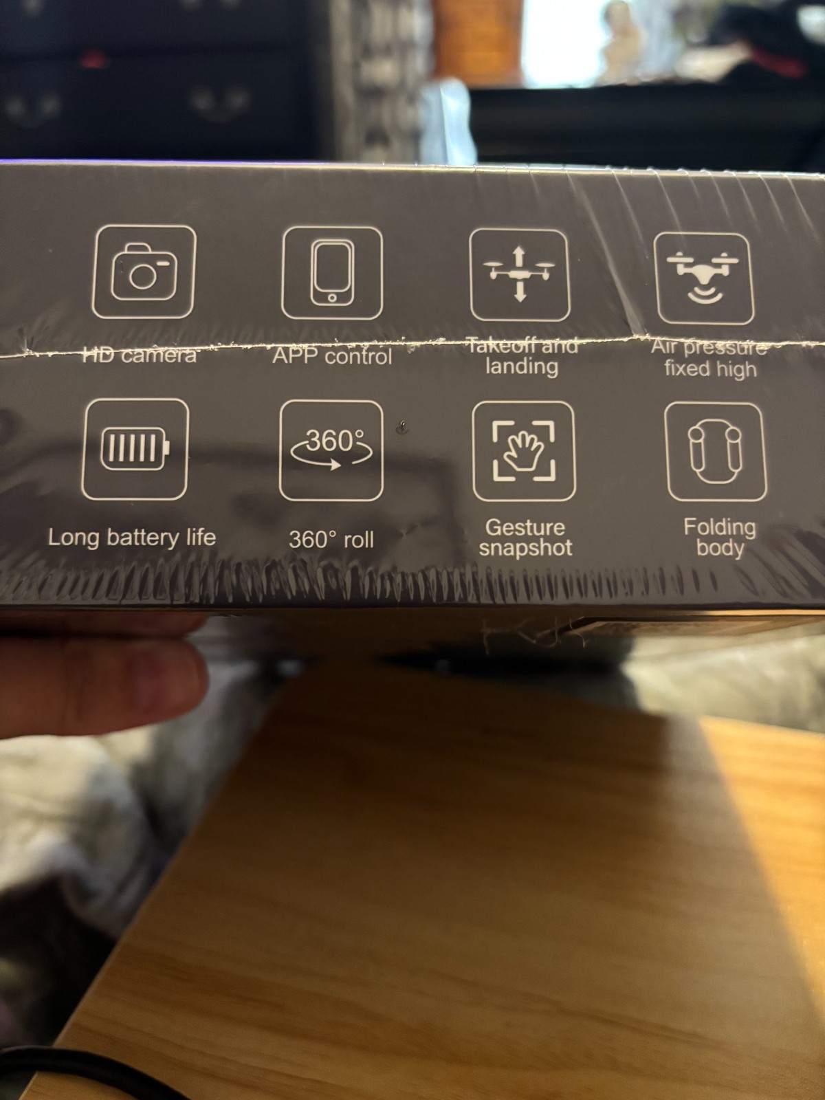 Drone with HD Camera, App Controller, Long Battery Life, and Folding Body
