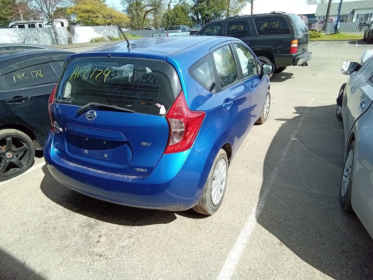 Used Front Left Steering Knuckle fits: 2016 Nissan Versa Sdn L. from 2/12 Front