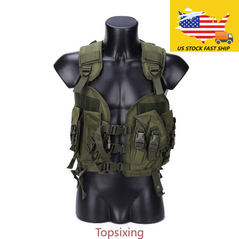 97 Seal Chest Rig Tactical Vest 900D Oxford Fabric CQB LBV Modular Protective
