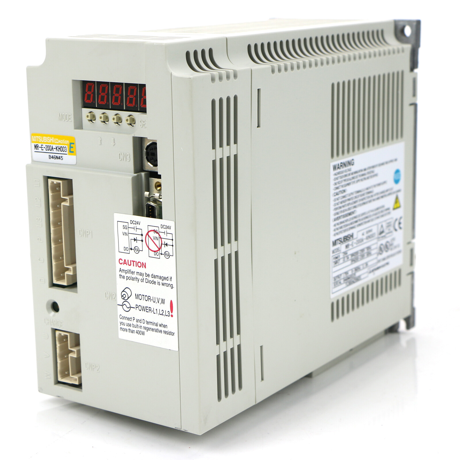 NEW MITSUBISHI MR-E-200A-KH00 wbr/ 3 AC Servo Amplifier Drive 3-PH Controller