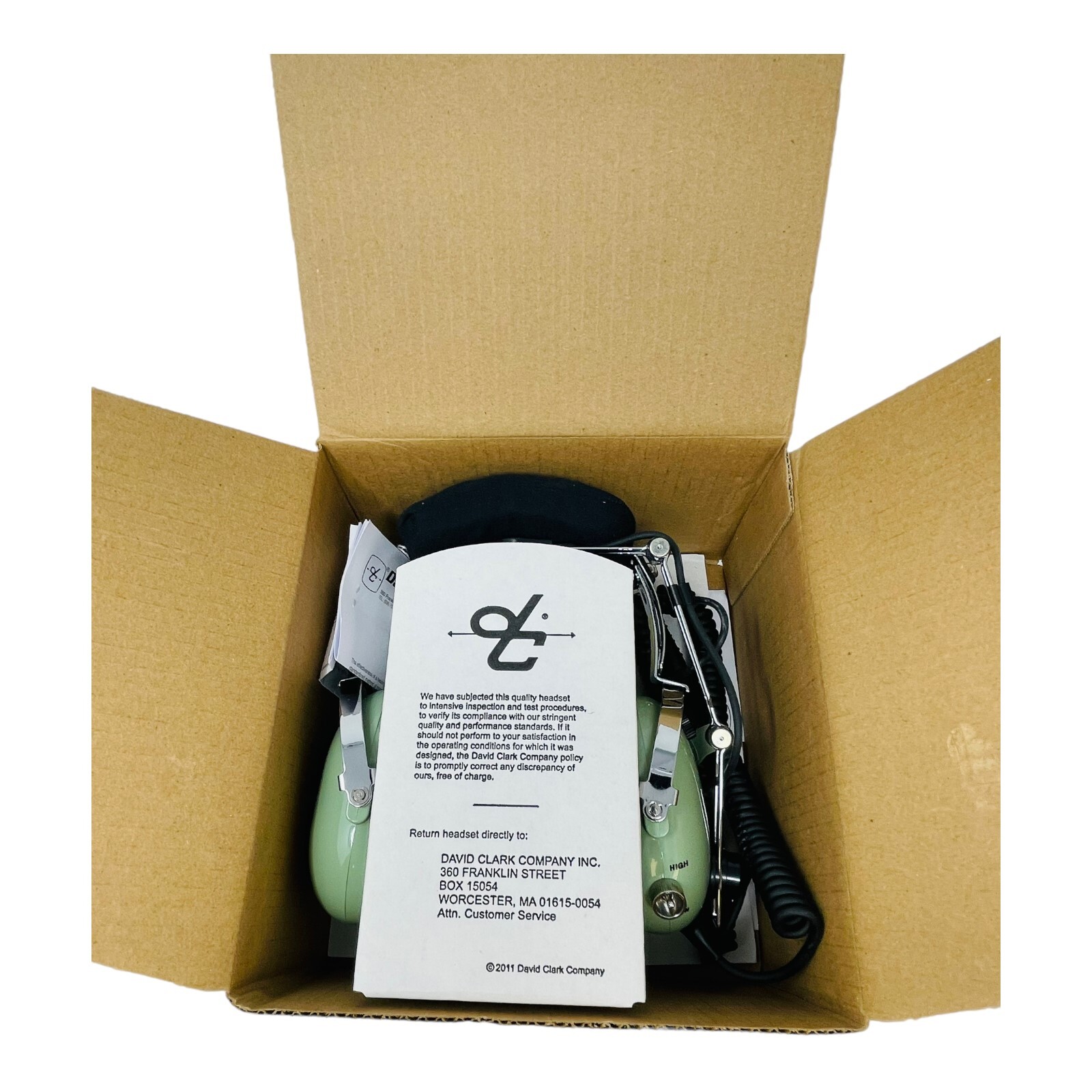 DAVID CLARK P/N 18283G-08 HEADSET - MICROPHONE NEW IN BOX