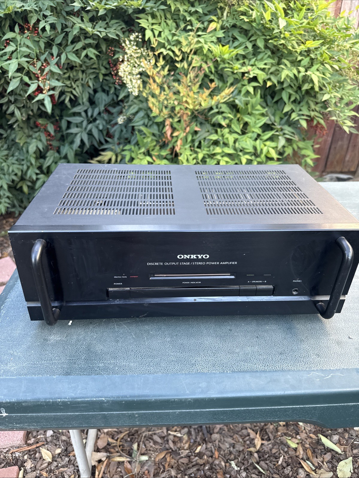 Onkyo M-5100 Discrete Output Stage / Stereo Power Amplifier 8 Ohms 110w Per Chan