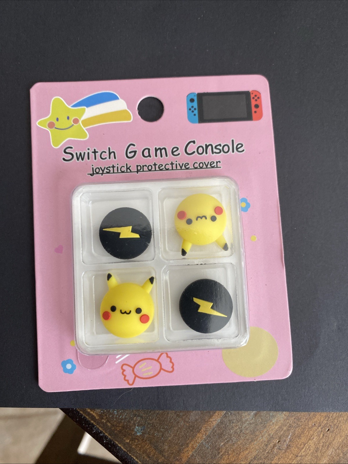 Pikachu Nintendo Switch Thumb Grips