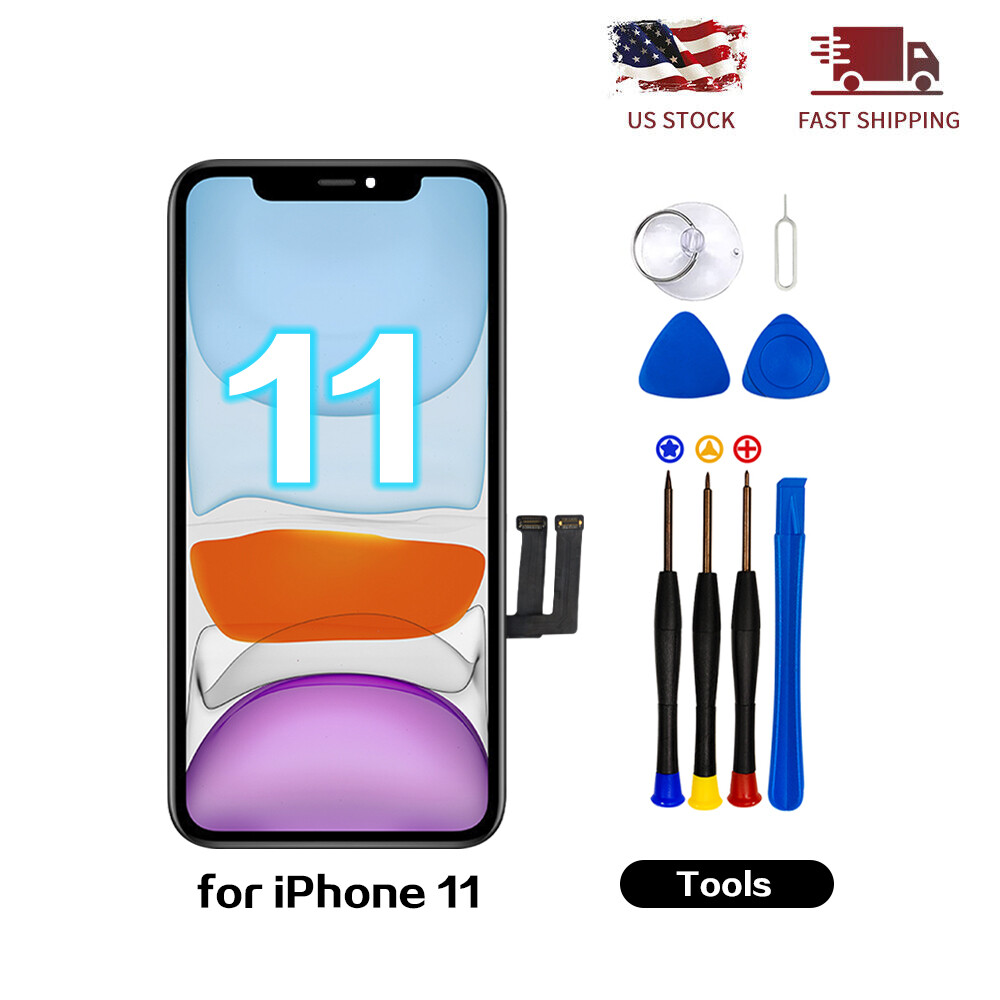 For iPhone 11 LCD Display Touch Screen Replacement Digitizer Assembly AAA+ Tools
