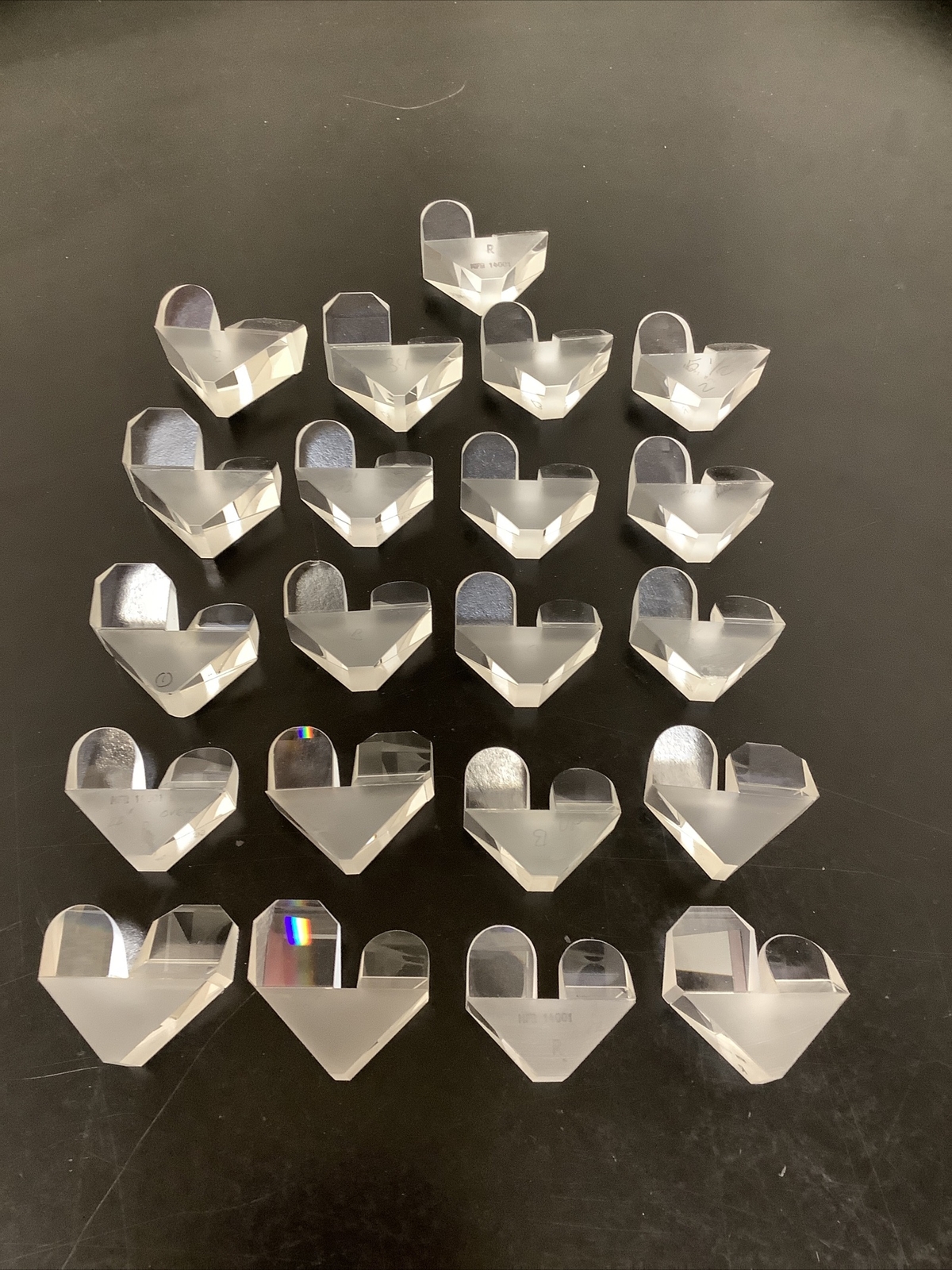 Lot Of 21 GRAYCO Optical Right Abbey Prisms