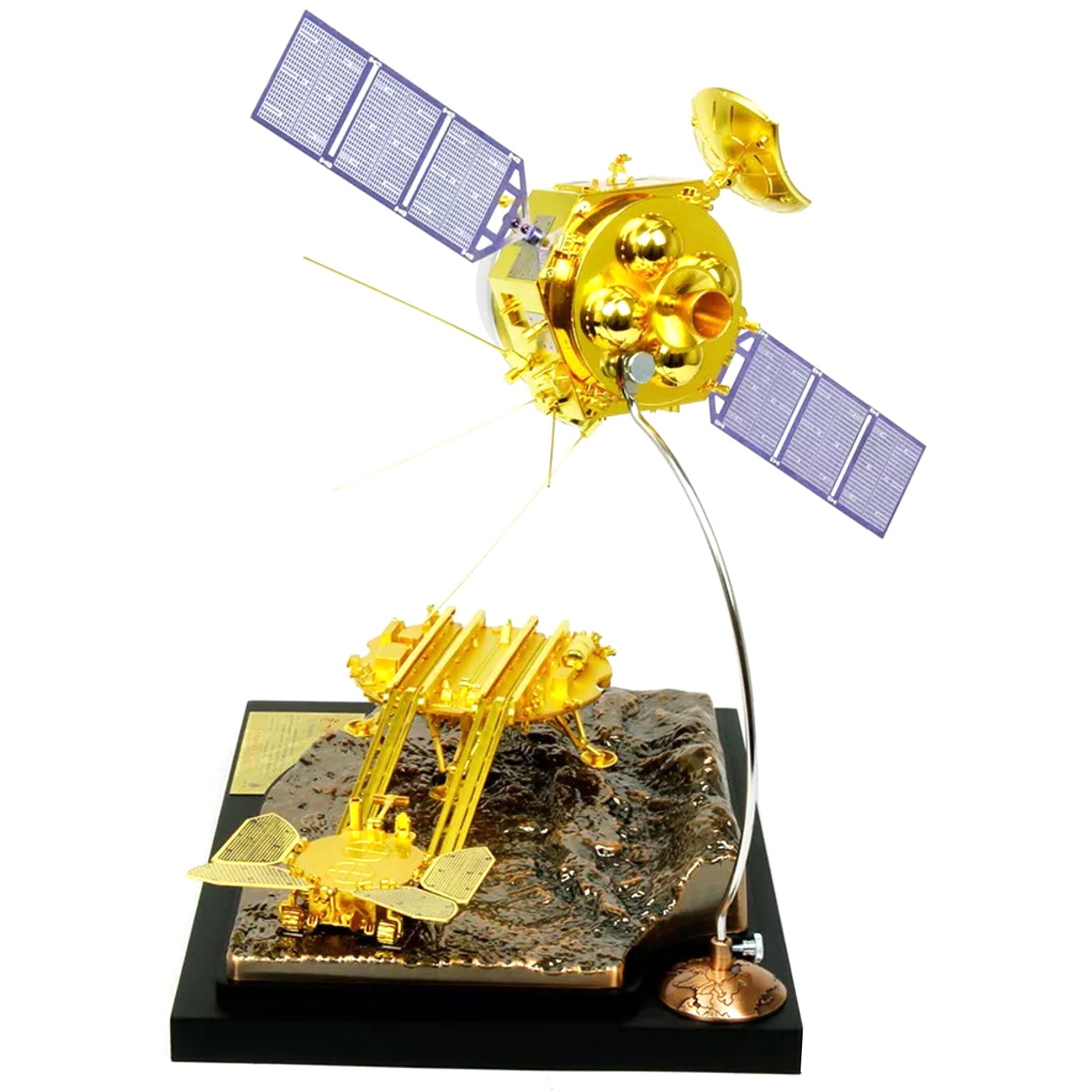 Alloy 1/30 Scale China Tianwen-1 Mars Rover Exploration Spacecraft Model Display