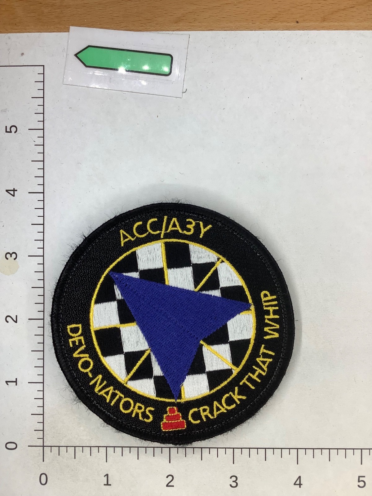 USAF ACC/A3Y SQUADRON PATCH HOOK AND LOOM