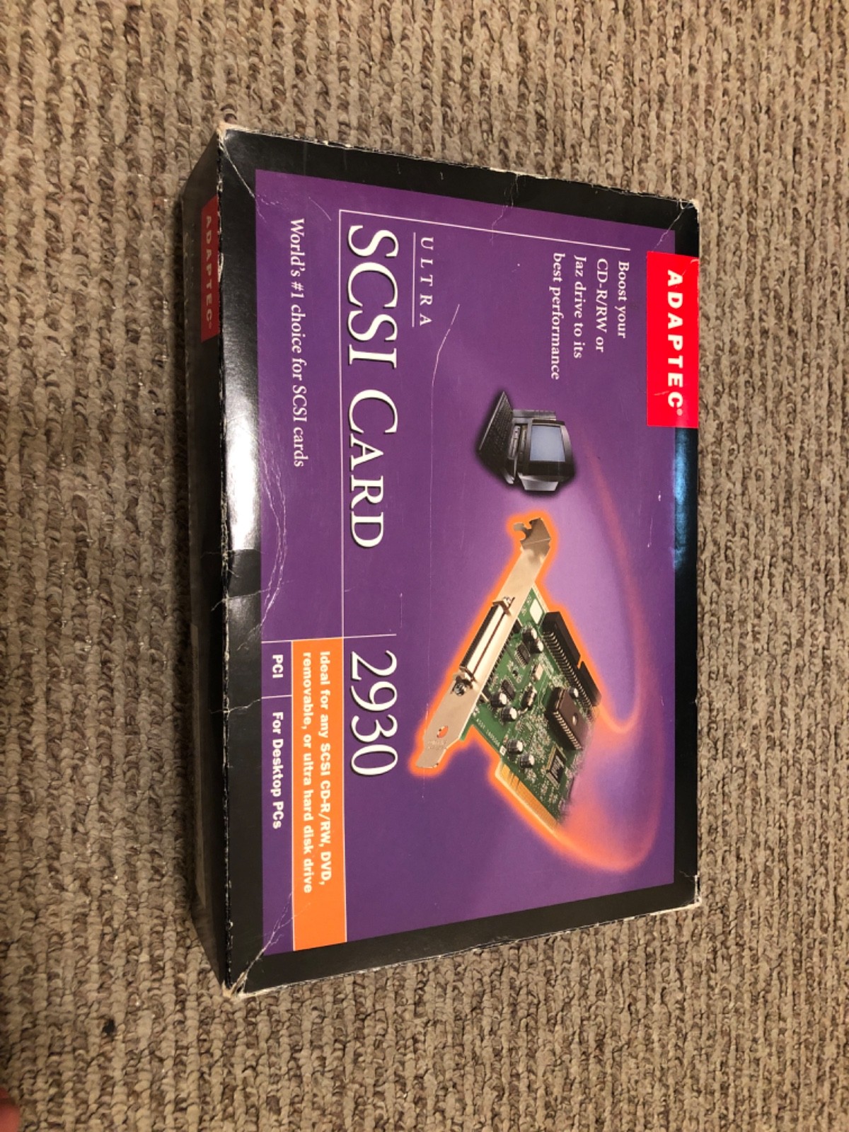 Adaptec Ultra SCSI Card 2930 PCI Host Adapter for Desktop PC