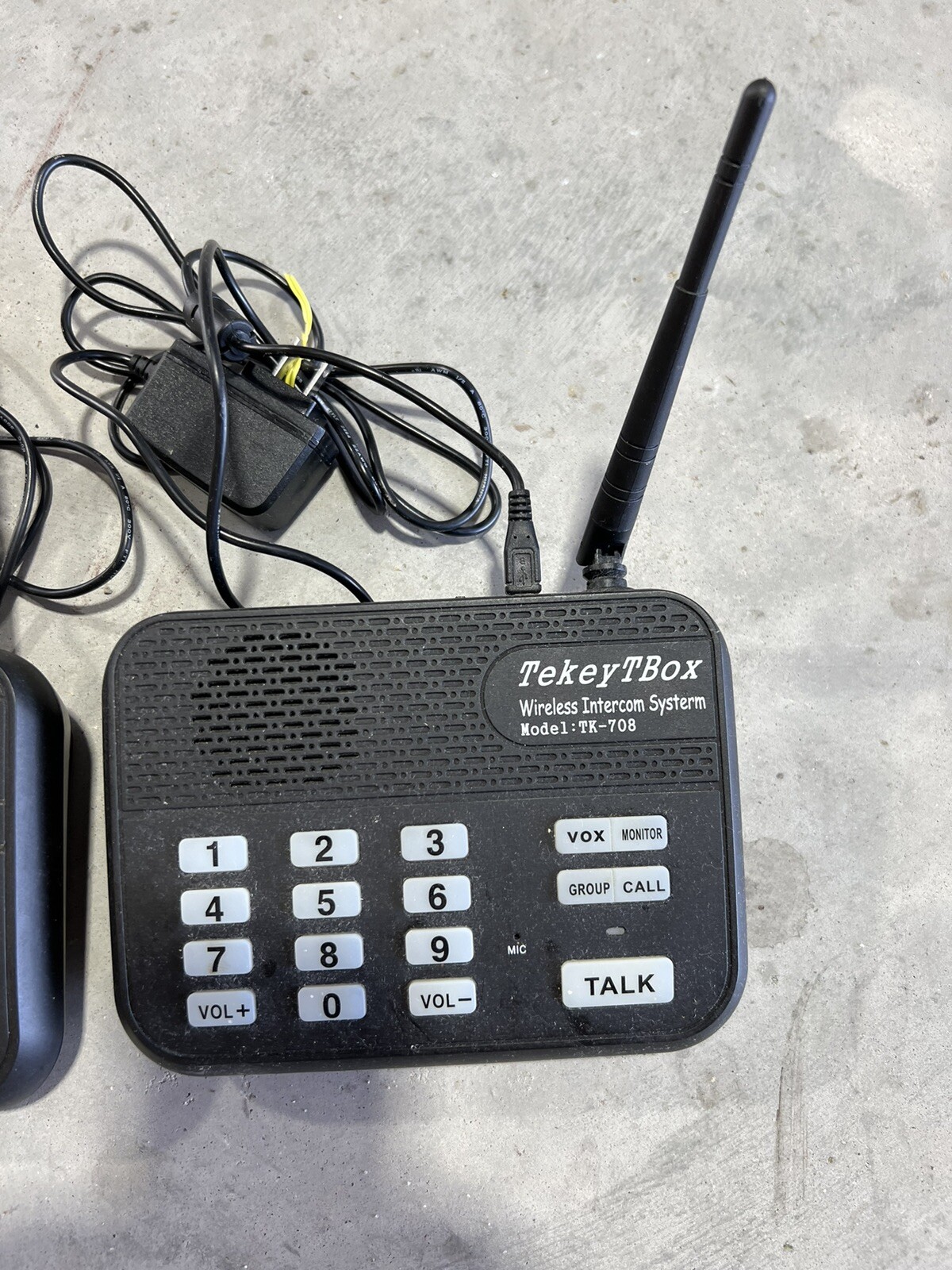 Tekey TBox Wireless Intercom System Model#TK-708