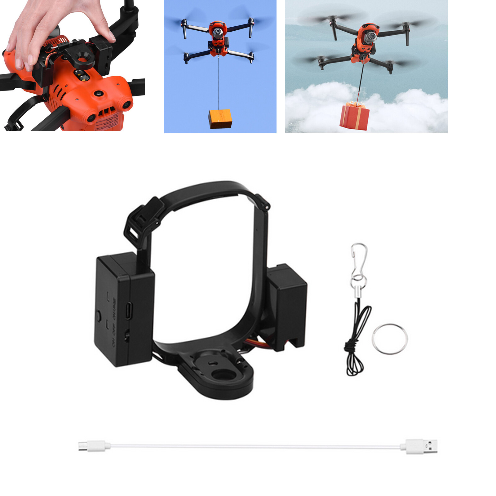 For Autel Robotics EVO II Pro/EVOII Drone Airdrop Device Dropper System Thrower