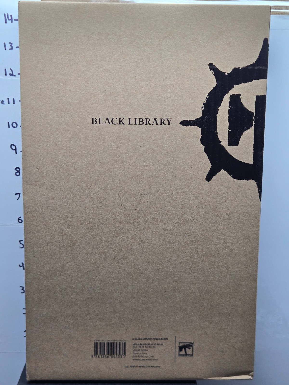 Warhammer 40K Sabbat Worlds Crusade A4 Hardcover Dan Abnett Black Library