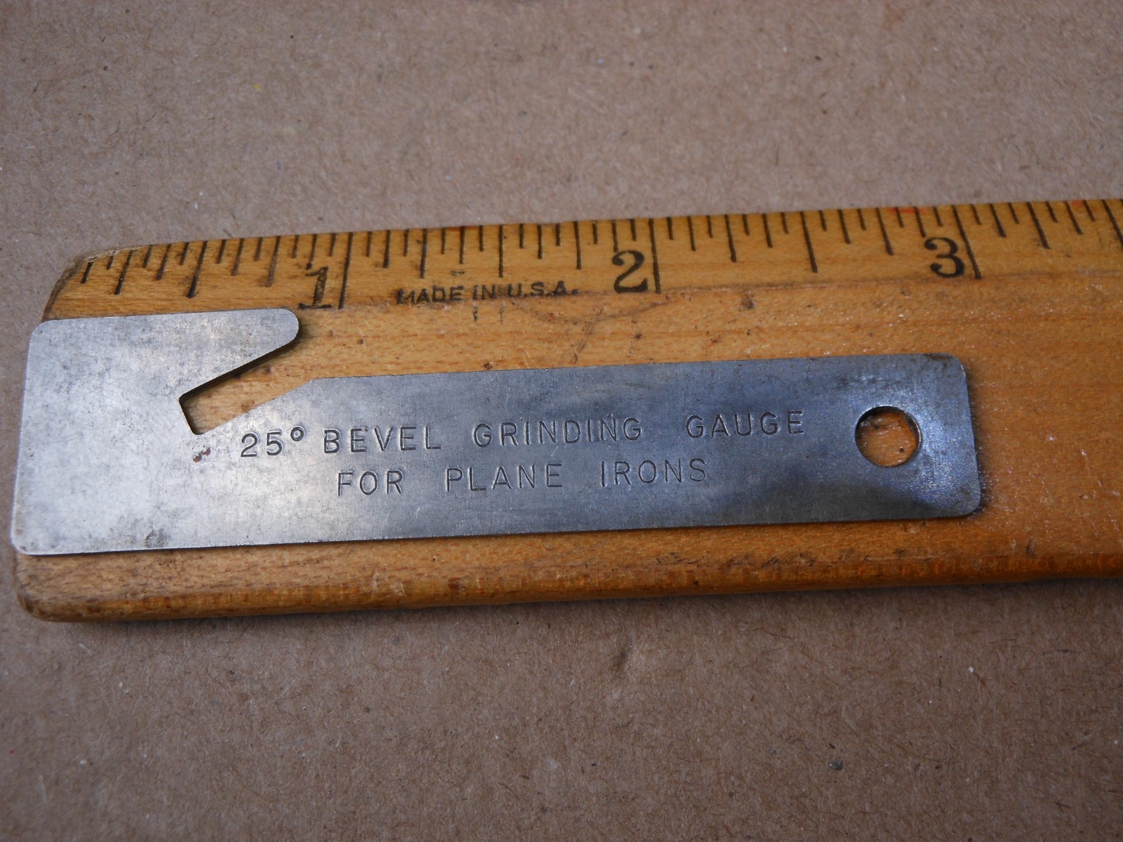 Stanley Tools No. 149 25* Bevel Grinding Gauge for Plane Irons