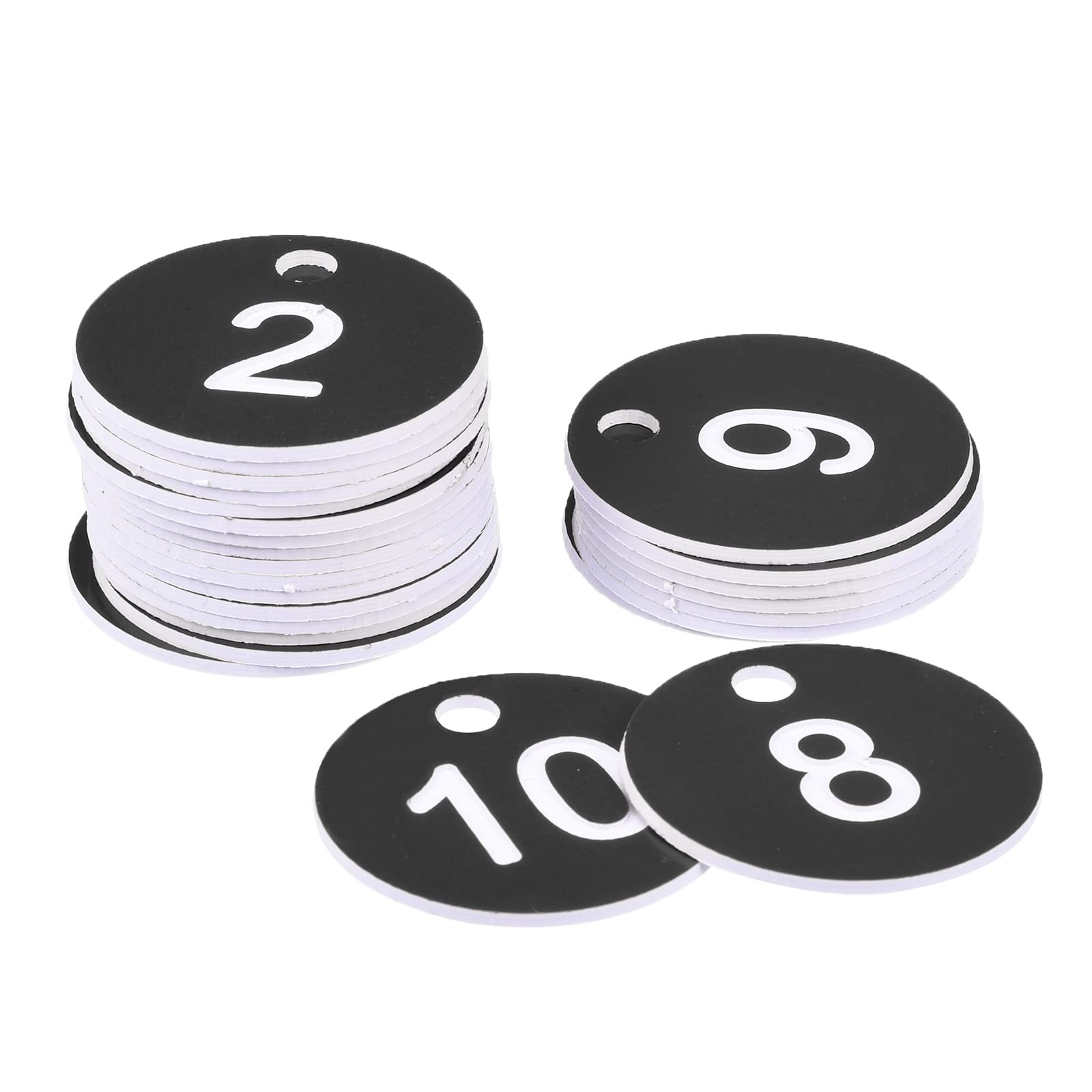 MECCANIXITY Round Diameter: 35mm/1.37inch; Thickness: 1.2mm/0.05inch, Black