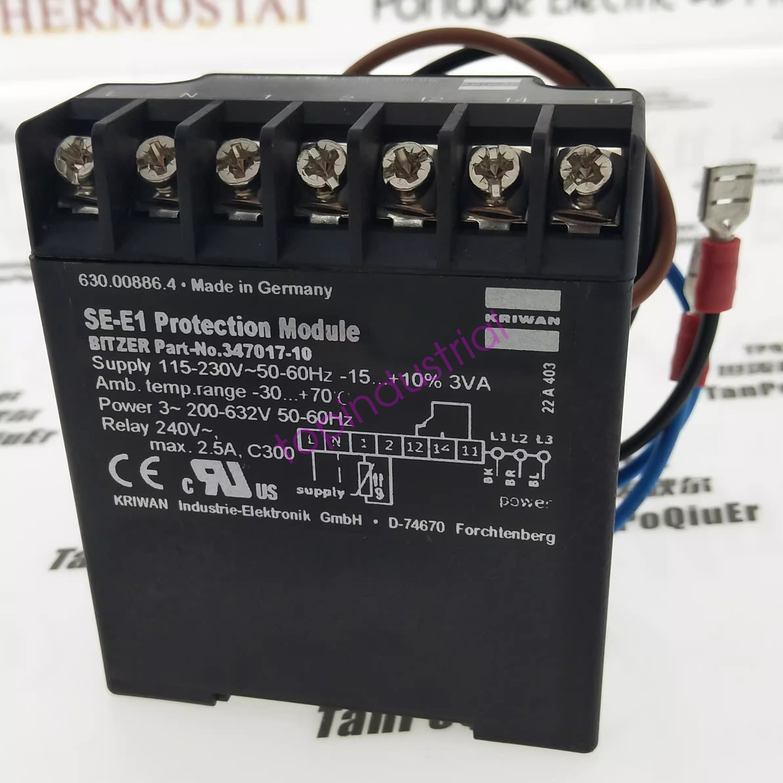 KRIWAN SE-E1 Protection Module BITZER Compressor Protection Module Protector