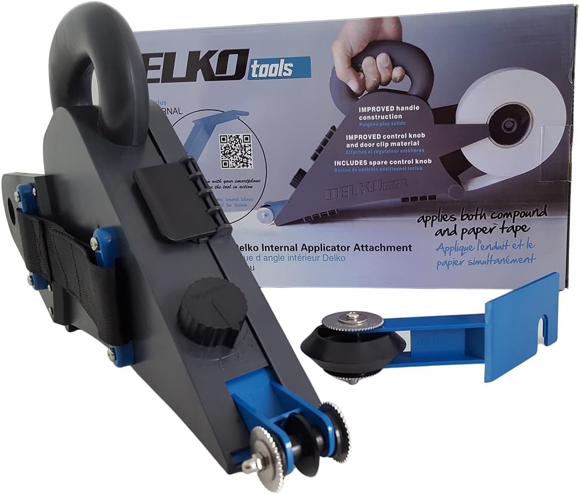Delko Taper Drywall Taping Tool + Internal Corner Attachment Kit  DT-AH1