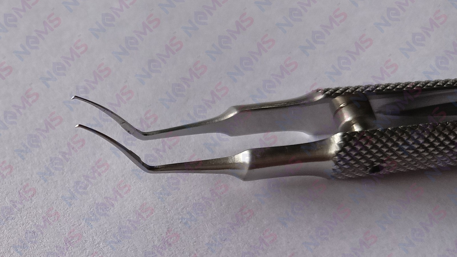 SS Utrata Style Tips Castroviejo Forceps 12mm Curved Shafts Round Handles Tools