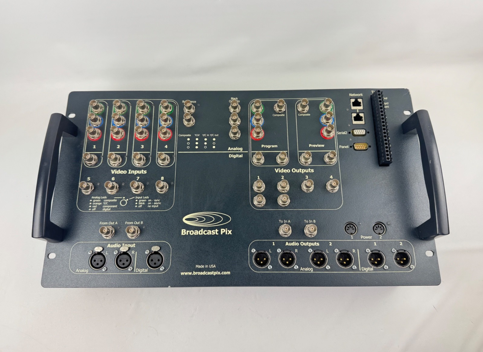 Broadcast Pix Video Switcher Control Panel