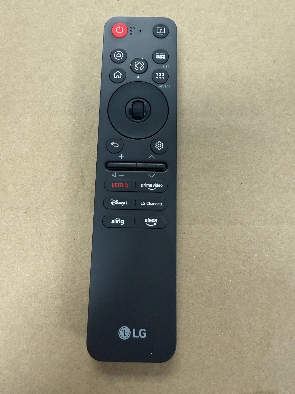 Original LG MR25GA, AKB76046602 MAGIC Remote Control with LG LOGO +Batteries