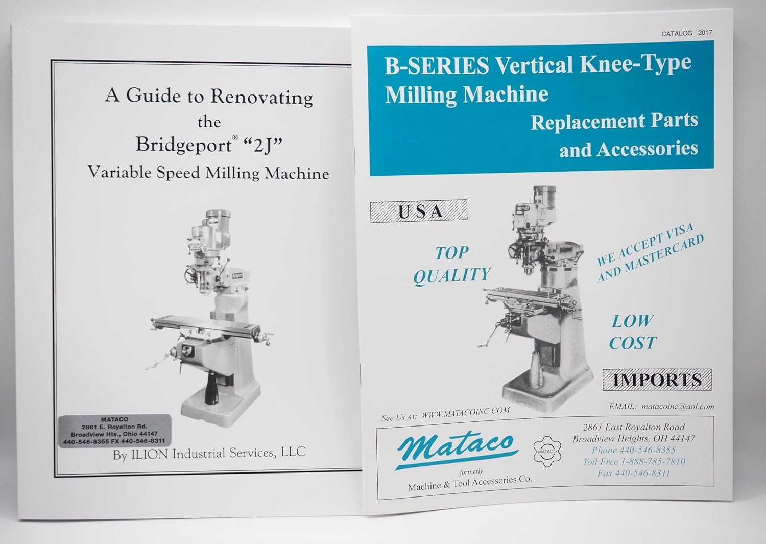 RENOVATION GUIDE for BRIDGEPORT VARIABLE SPEED milling machine & PARTS CATALOG