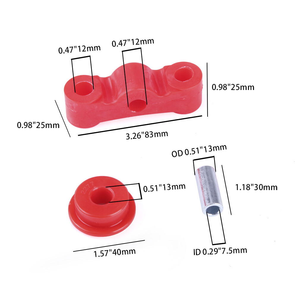 New Shift Linkage Bushing Kit Urethane For Honda Civic EK EG D-Series SOHC 92-00