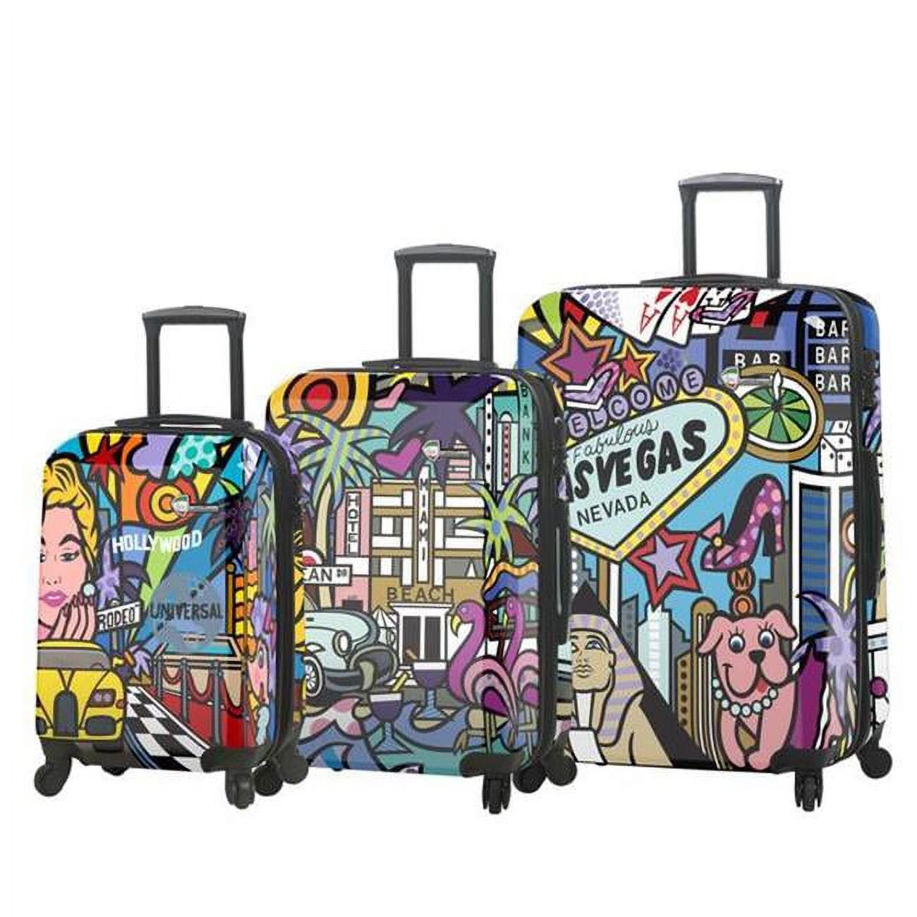 Mia Toro Jozza Life Style 3-Piece Hardside Luggage Set (20"/24"/28")