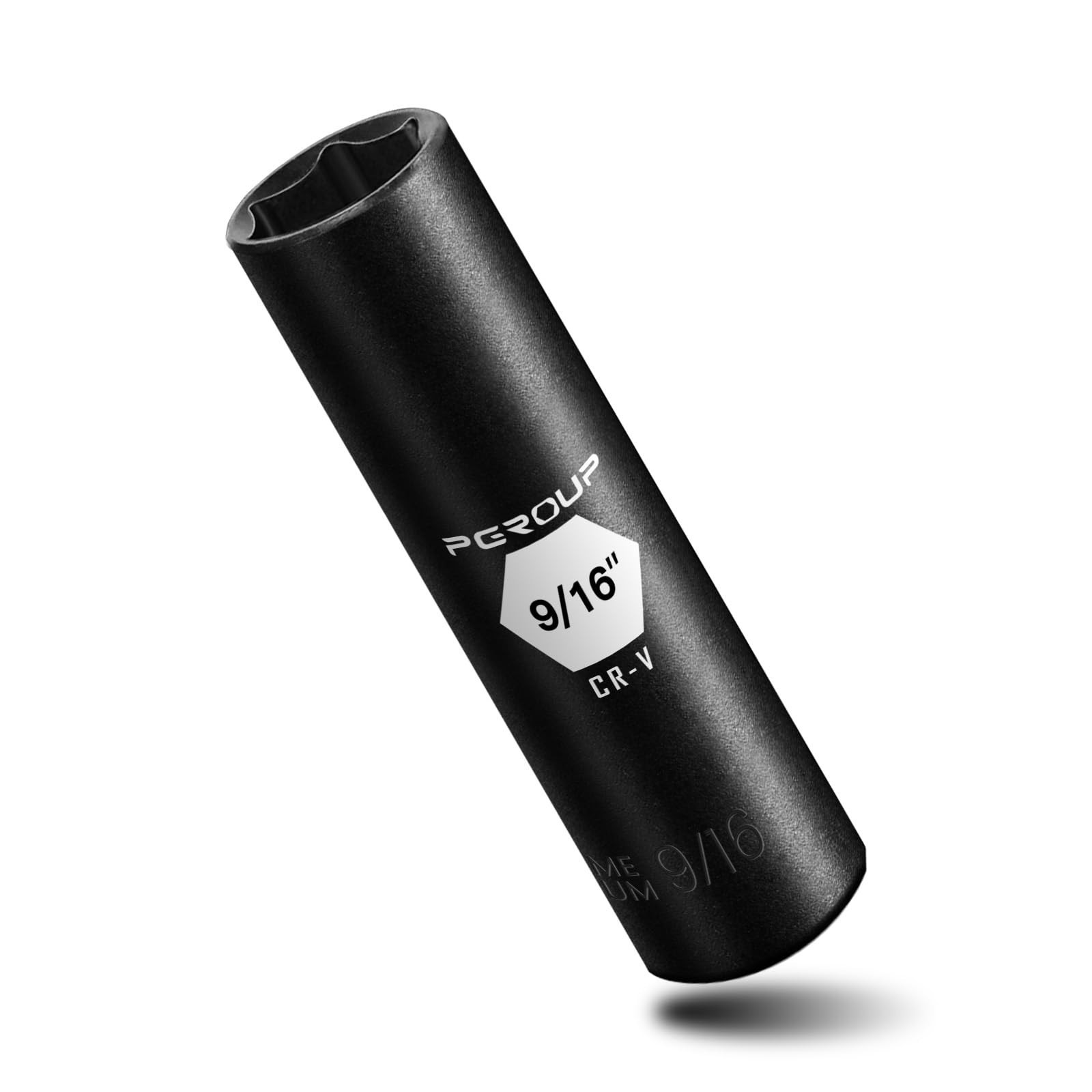 3/8” Drive Deep Impact Socket, SAE(9/16 Inch socket), 6-Point, Cr-V Steel