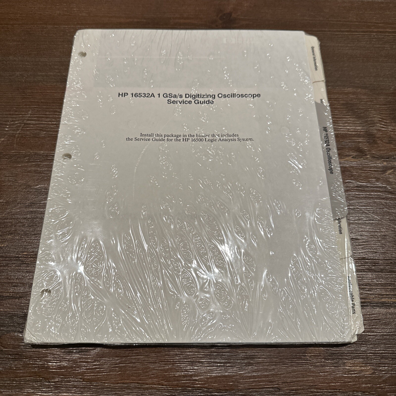 HP 16532A  1 GSa/s Digitizing Oscilloscope Service Guide 16532-97002