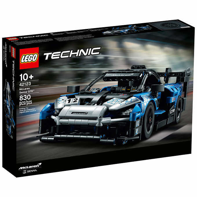 NEW LEGO TECHNIC MCLAREN SENNA GTR 42123 830 PIECES. SEALED BOX