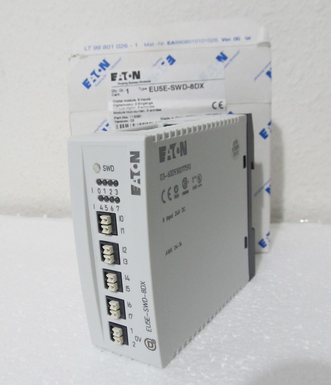 EATON EU5E-SWD-8DX - I/O module, SmartWire-DT, 24 V DC, 8DI in BOX