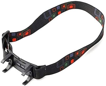 MUMUGUO 2 Pack Flashlight Clip Buckle Headband Adjustable Head Belt as pic